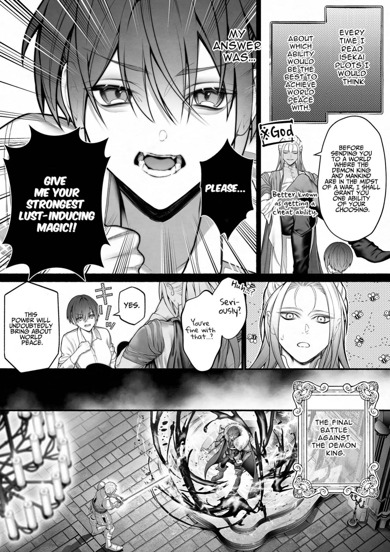[OVERKILL (Bita)] Tensei Shita node Kyousei Hatsujou Mahou de Sekai Heiwa o Mezashimasu | I Cast "Force Estrus" for World Peace!