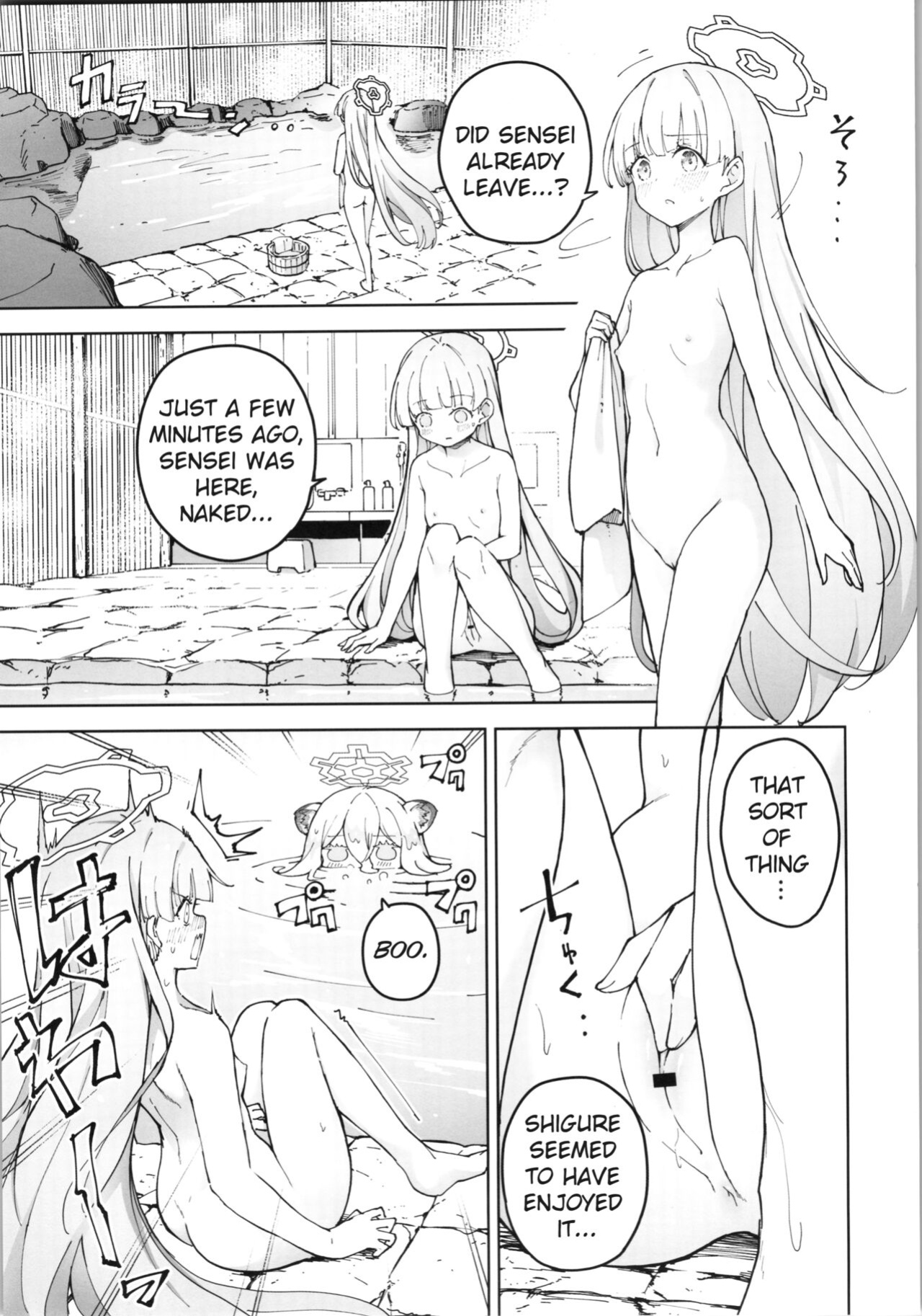 [MMU2000 (Mishima Hiroji)] Shigure and her little secret, she may be in heat (Blue Archive) [ENGLISH]