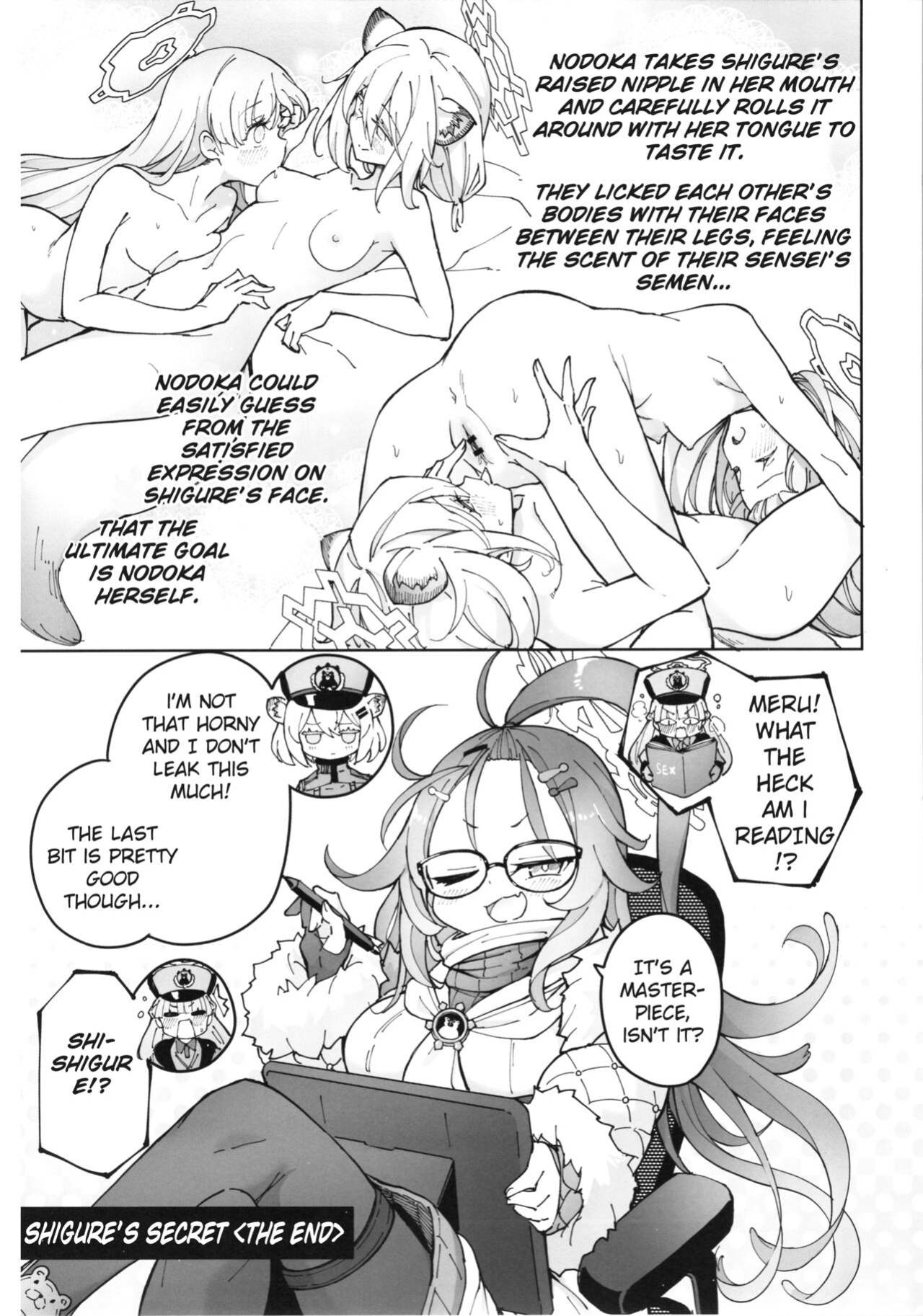 [MMU2000 (Mishima Hiroji)] Shigure and her little secret, she may be in heat (Blue Archive) [ENGLISH]