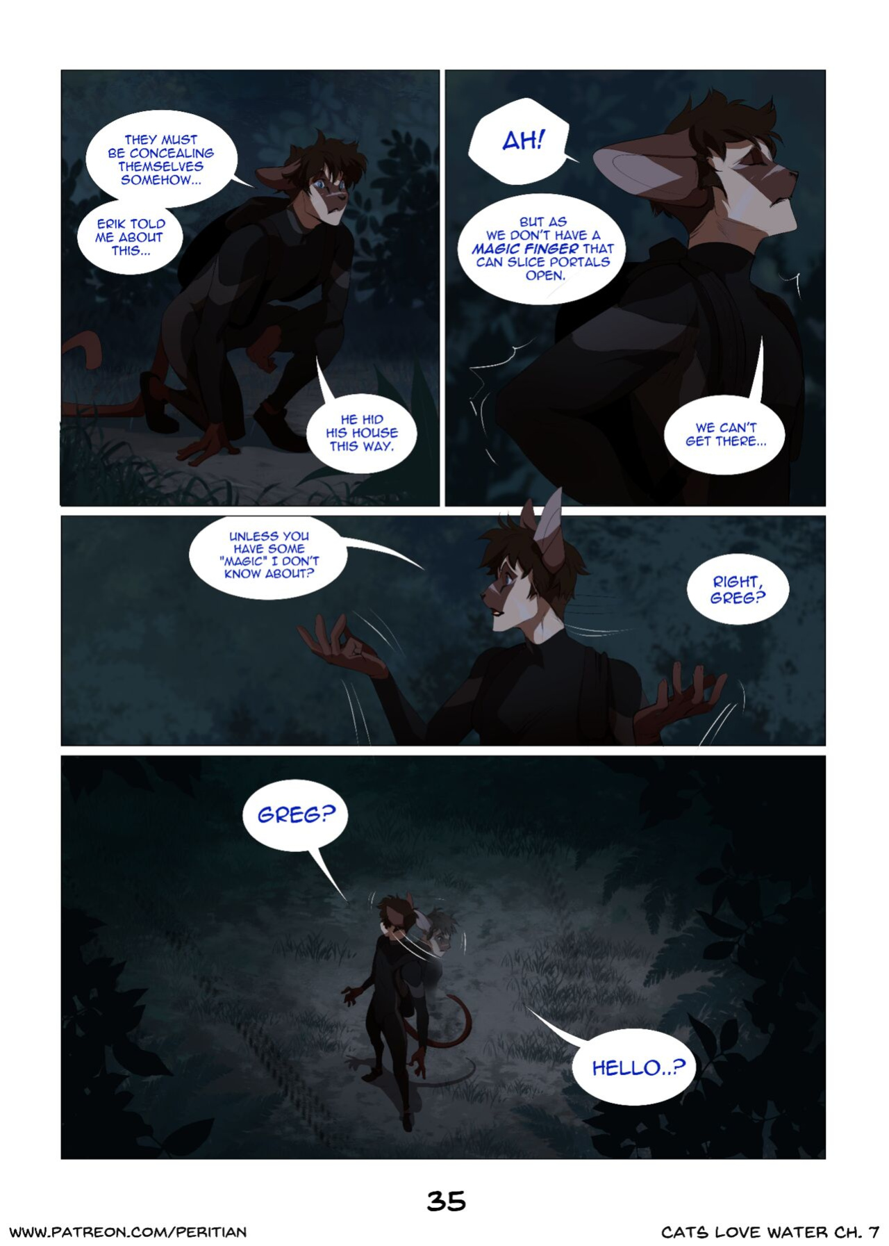 [Peritian] Cats love water 7