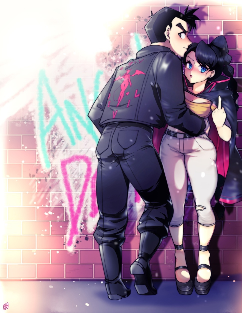 [Puffphox] Puffphox artwork mix with Gohan x Videl one shot comic