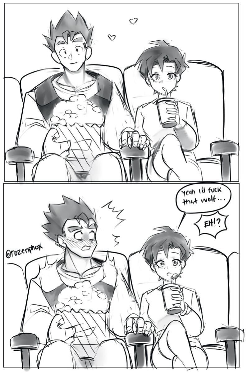 [Puffphox] Puffphox artwork mix with Gohan x Videl one shot comic