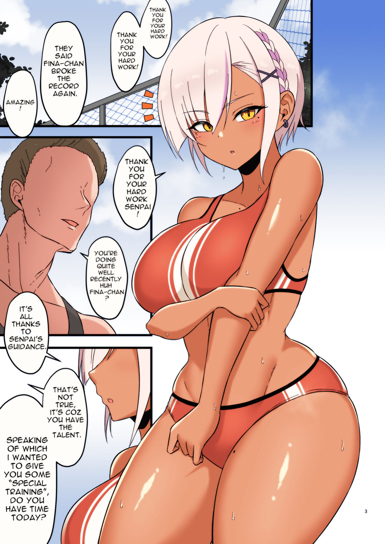 [ZENMAIN (Nejiro)] Fina-chan to Himitsu no Training Secret Training with Fina-chan [Carl] [Colorized] {Satansoft}
