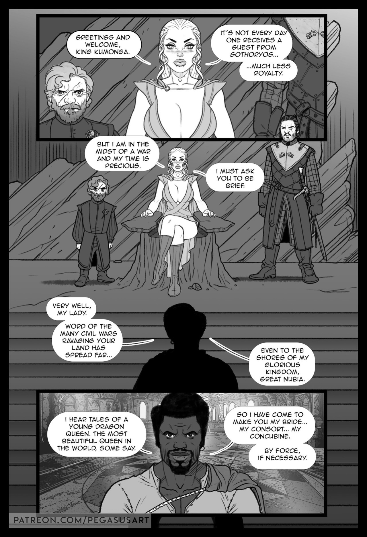 [Pegasus] Game of Thrones - BLACKED 1 - Daenerys Dominated