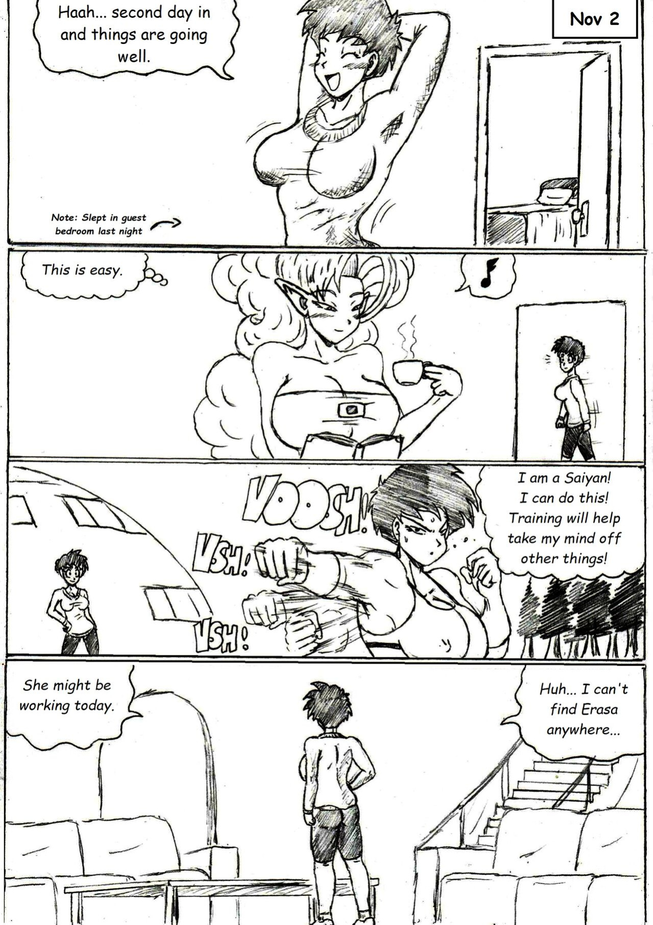 [TheWriteFiction] No Nut November (Dragon Ball Z)