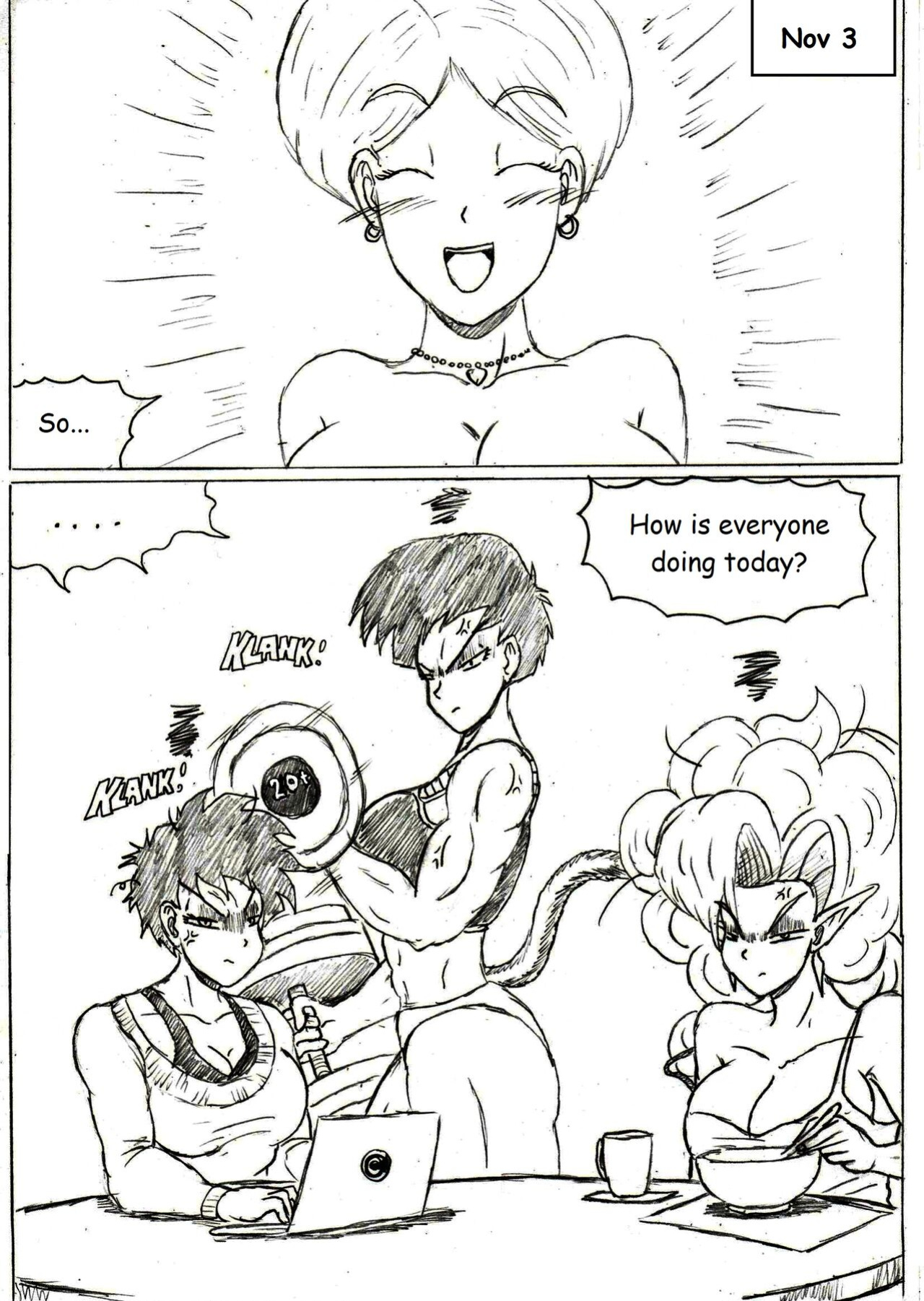 [TheWriteFiction] No Nut November (Dragon Ball Z)