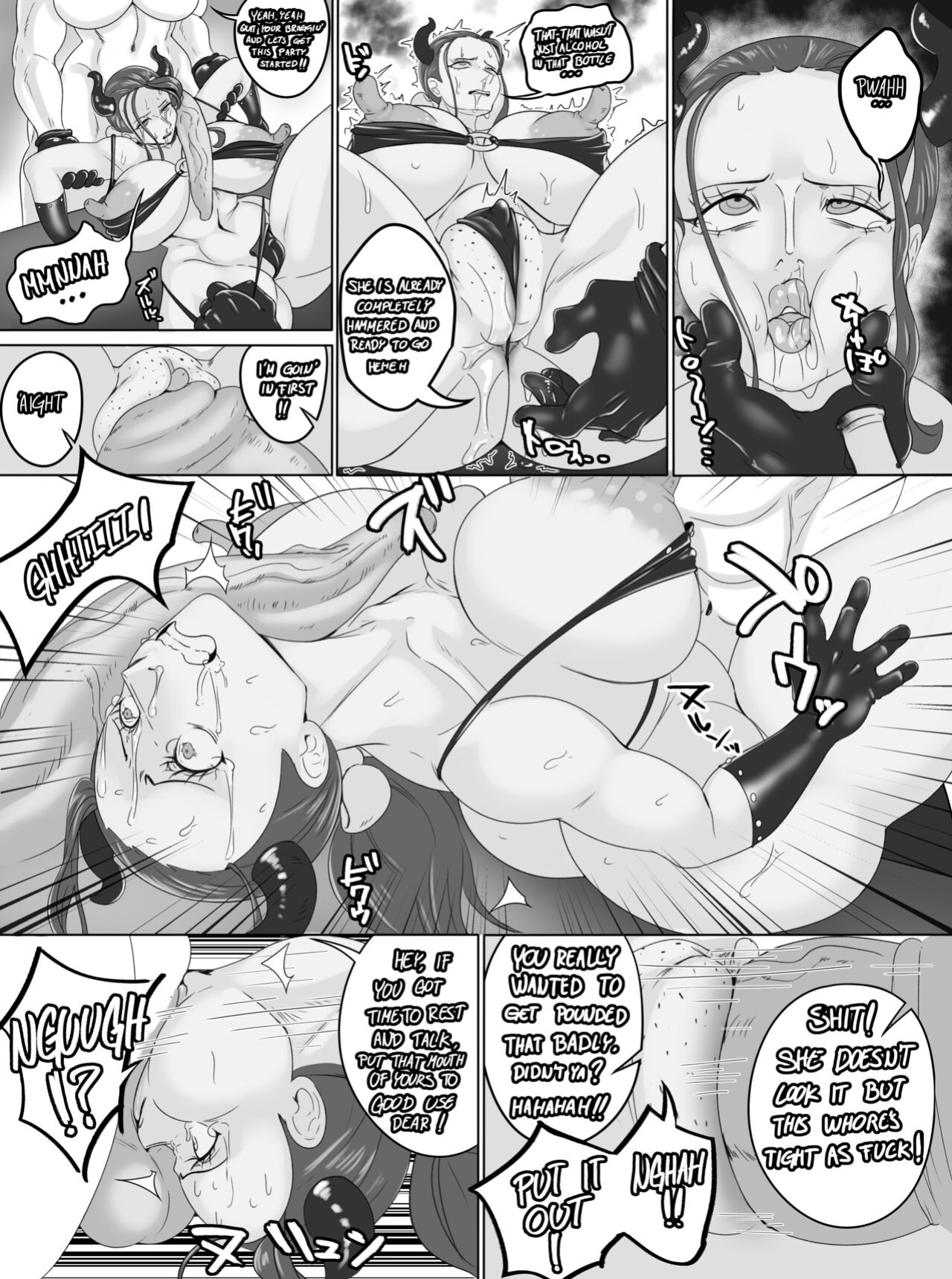 [SunnySundown] Doujin Redraw: Onigashima Infiltration (One Piece)