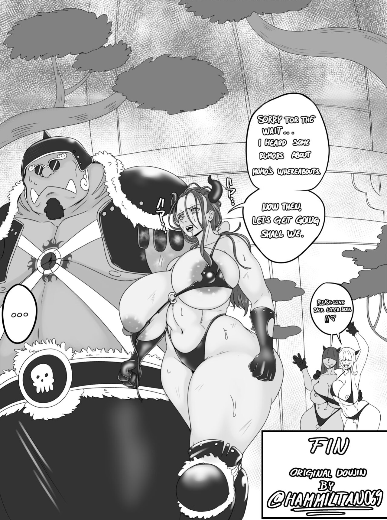 [SunnySundown] Doujin Redraw: Onigashima Infiltration (One Piece)