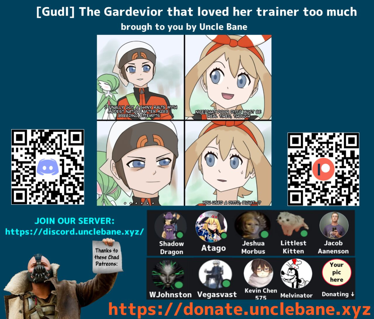 [Gudl] The Gardevior that loved her trainer too much (Pokemon) [Uncle Bane]