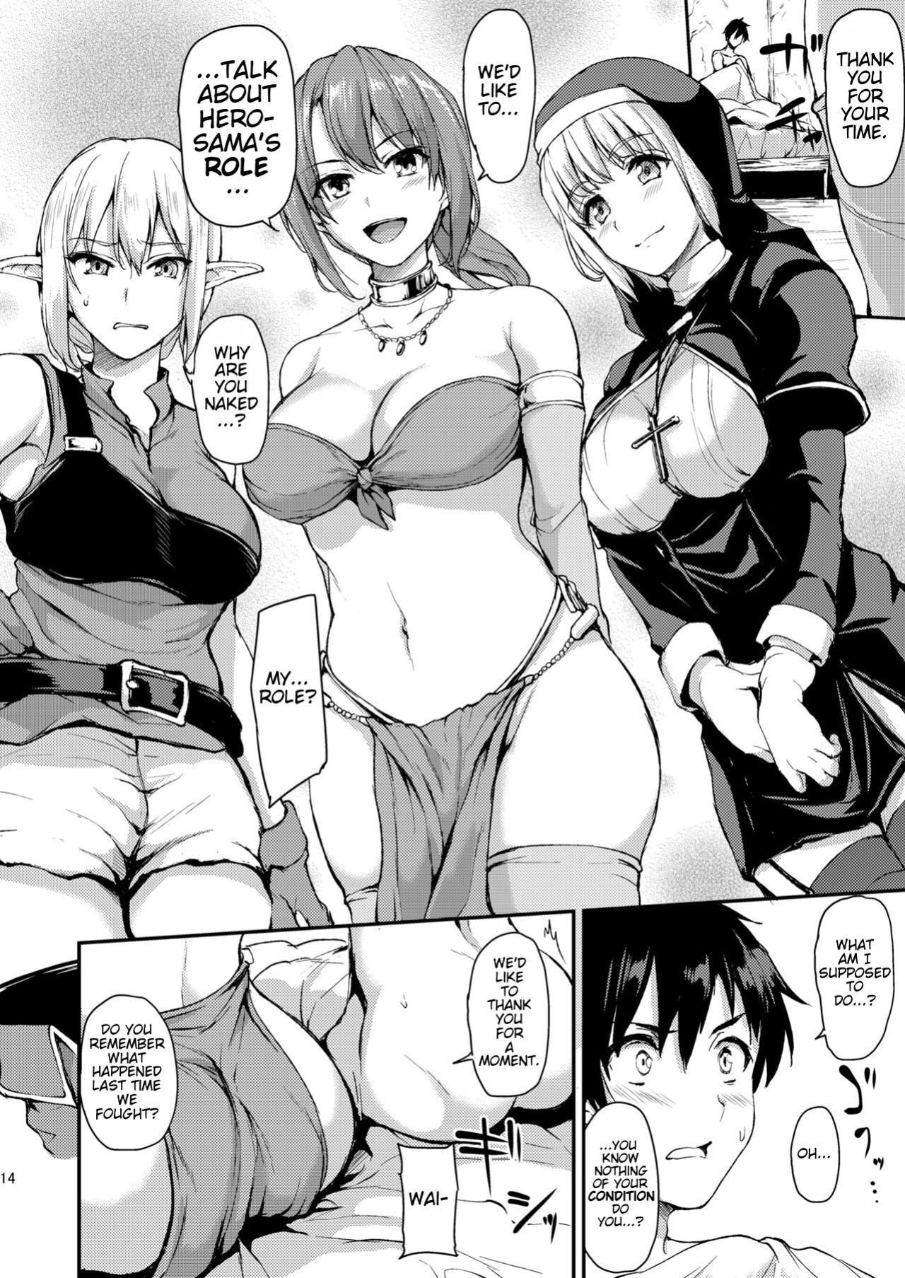 [Shimapan (Tachibana Omina)] Isekai Harem Monogatari Ch.1 [FunnyTL]