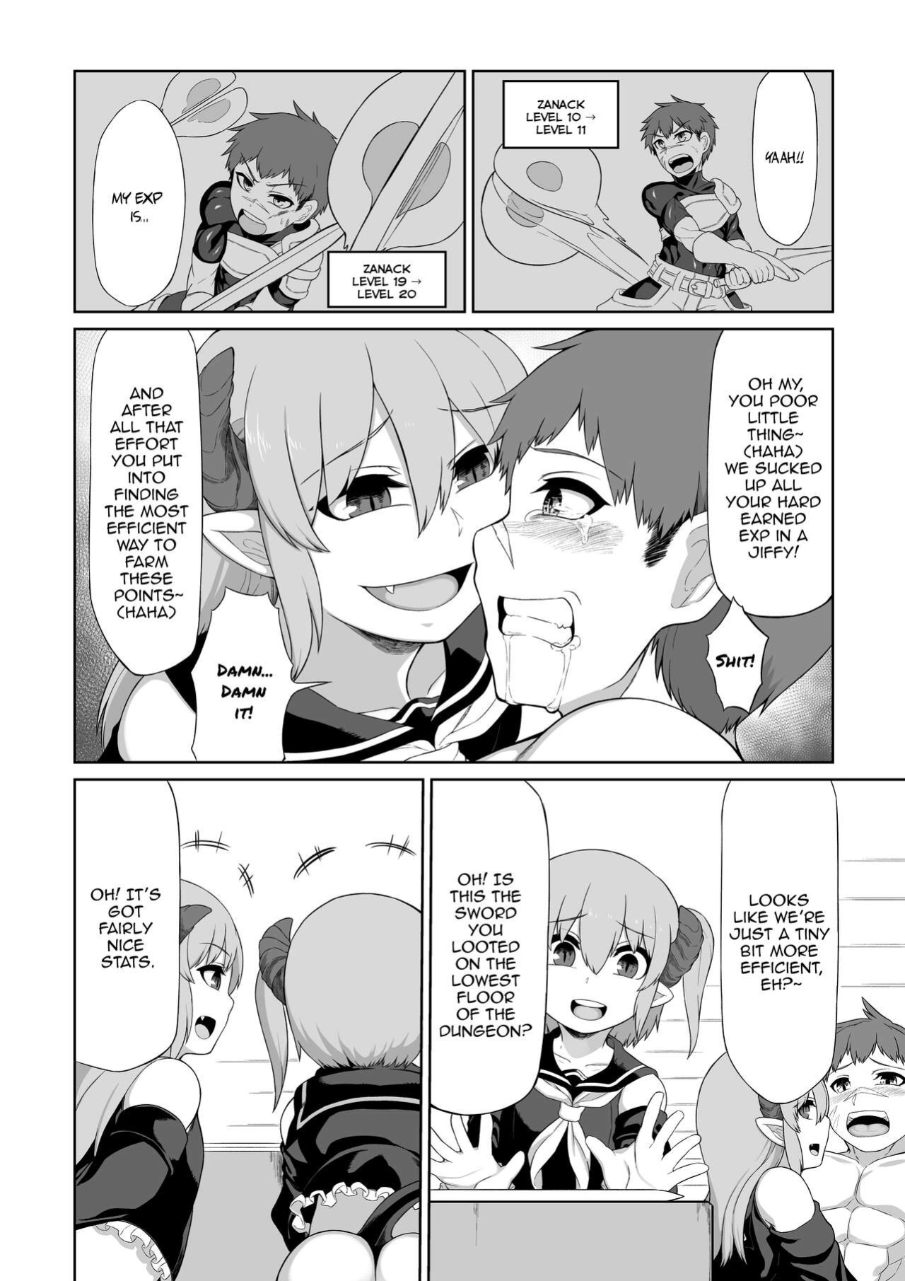 [Blitzkrieg (Moscow)] Futago Succubus to Mahou no Onaho | The Succubus Twins and the Magical Onahole [FemdomScans]