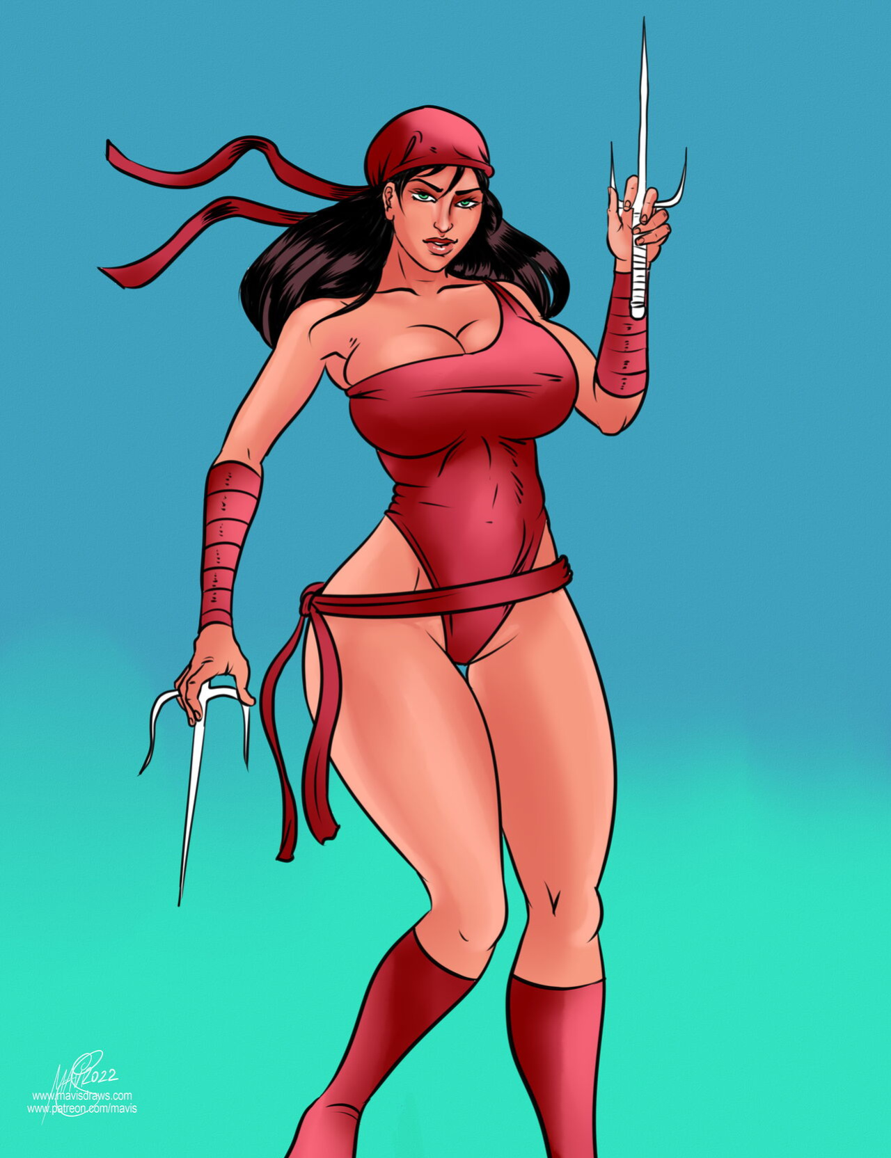 [Mavruda] Battle of Supes: Elektra vs Harley Quinn