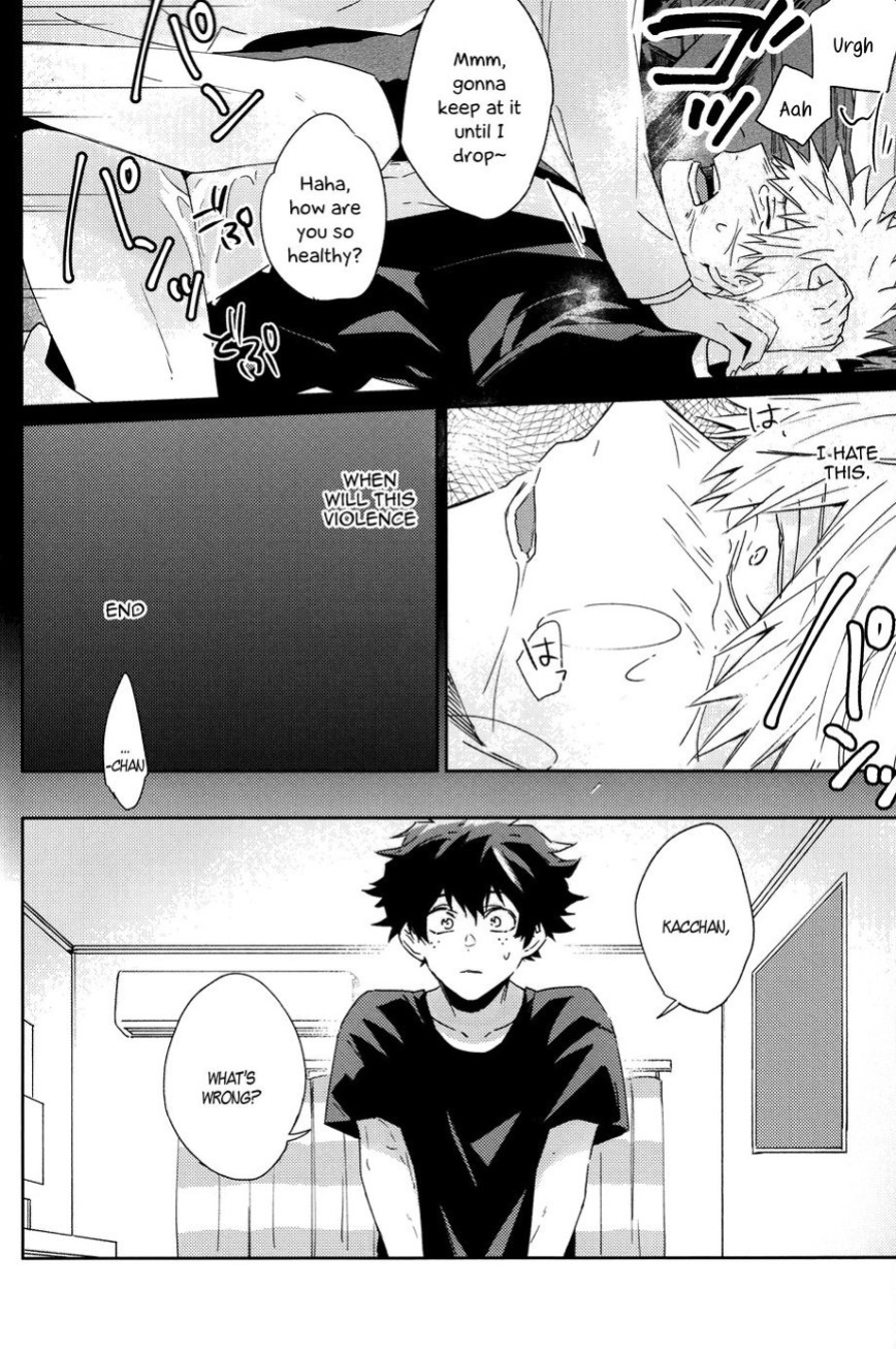 (SUPER27) [Shounen-H (Yuuki)] Boku no Sanso de Ikiteite - Live by my side. (Boku no Hero Academia) [Sudden Happiness Scans]