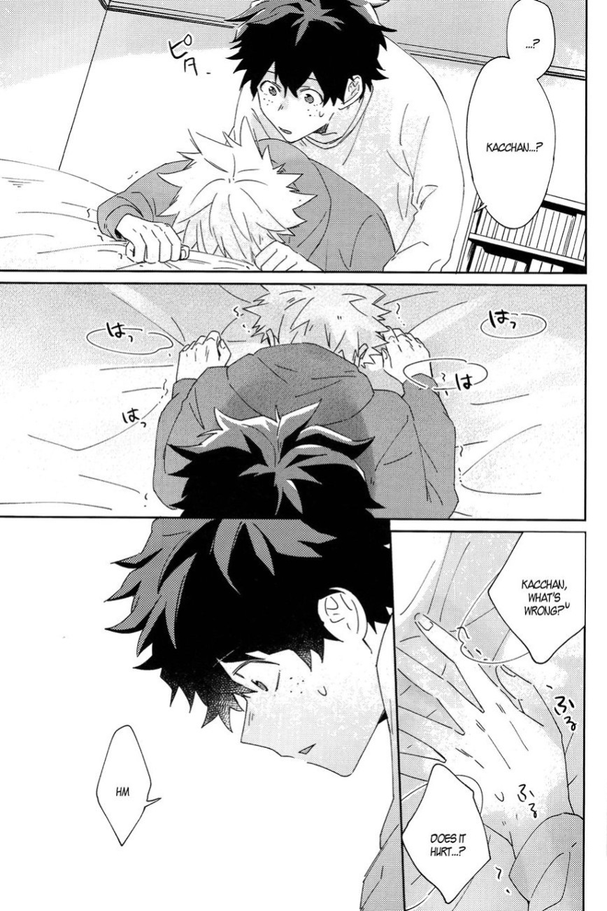 (SUPER27) [Shounen-H (Yuuki)] Boku no Sanso de Ikiteite - Live by my side. (Boku no Hero Academia) [Sudden Happiness Scans]