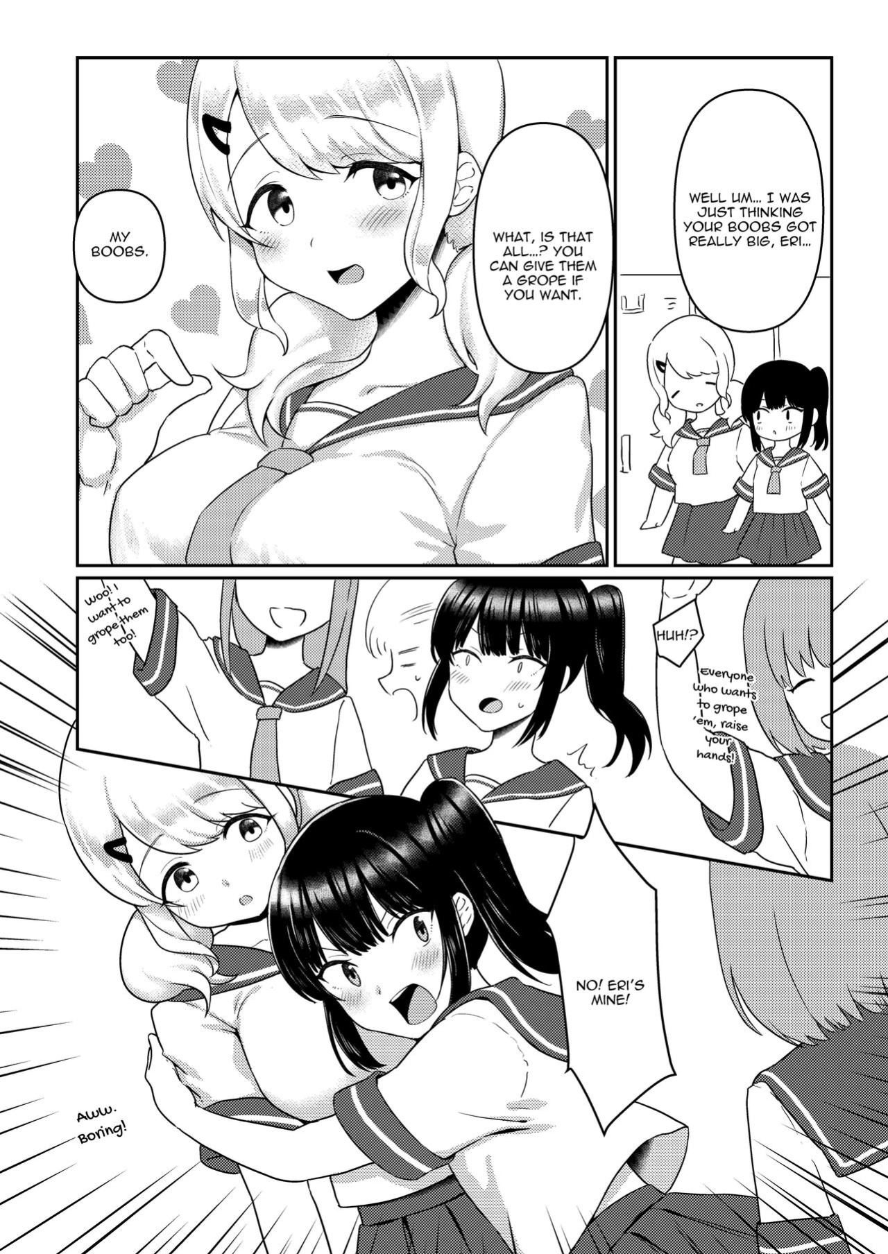 [Shiratama Moti (Various)] Chichichichichichi Oppai Yuri Goudoushi | Titititititty Breasty Lesbian Joint Publication [IXIA WORKS]