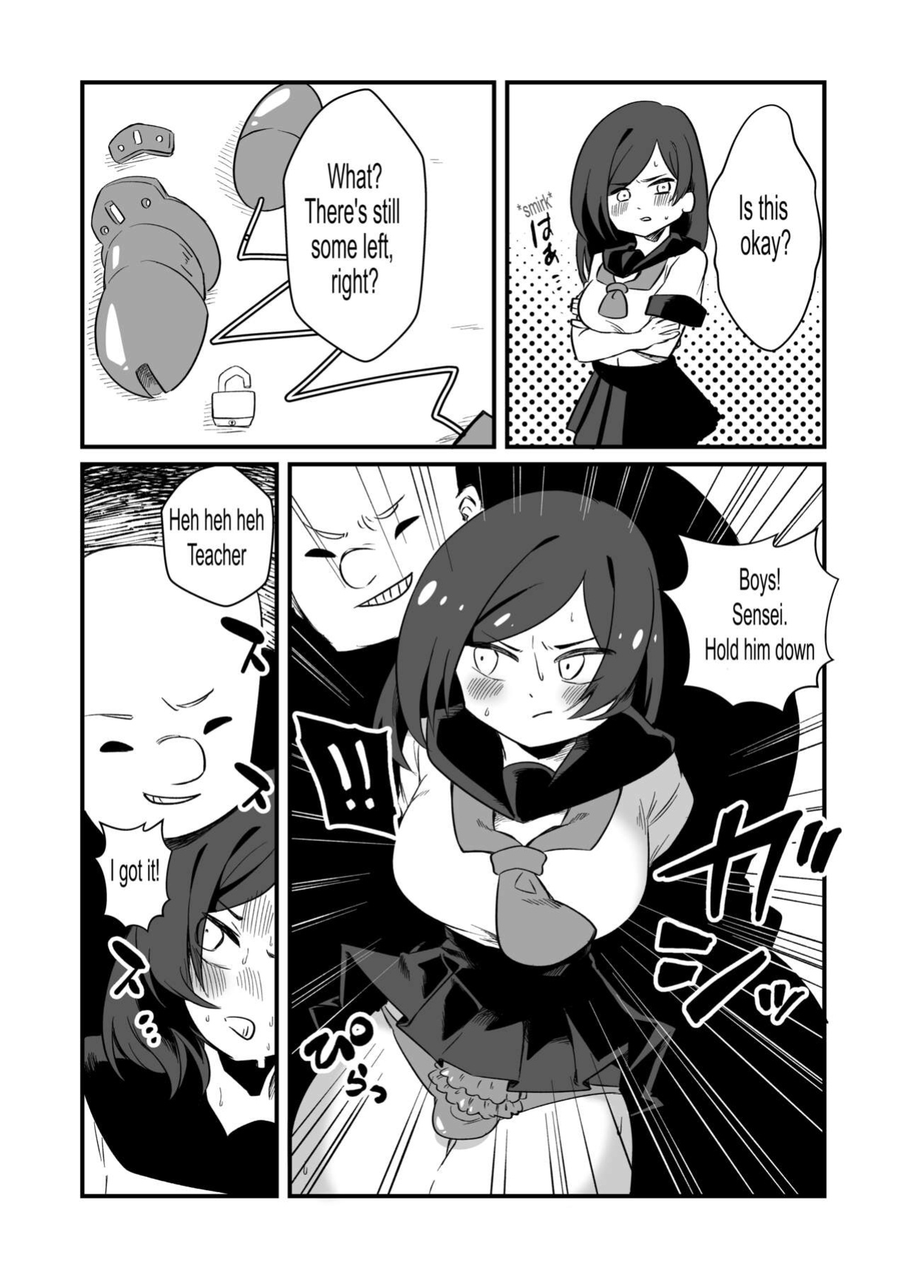 [Niello Kouzan (Niello KYO)] Kyousei Josou Dansei Kyoushi | Forced Transvestite Male Teacher [Signore Kink]