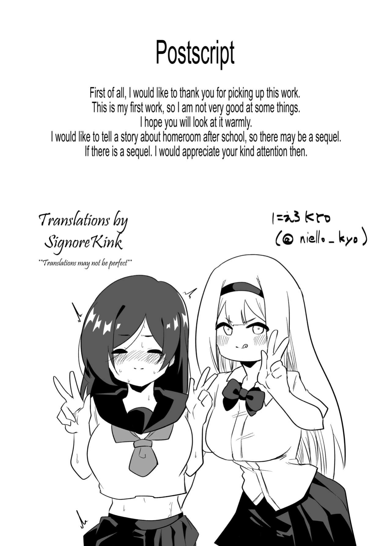 [Niello Kouzan (Niello KYO)] Kyousei Josou Dansei Kyoushi | Forced Transvestite Male Teacher [Signore Kink]