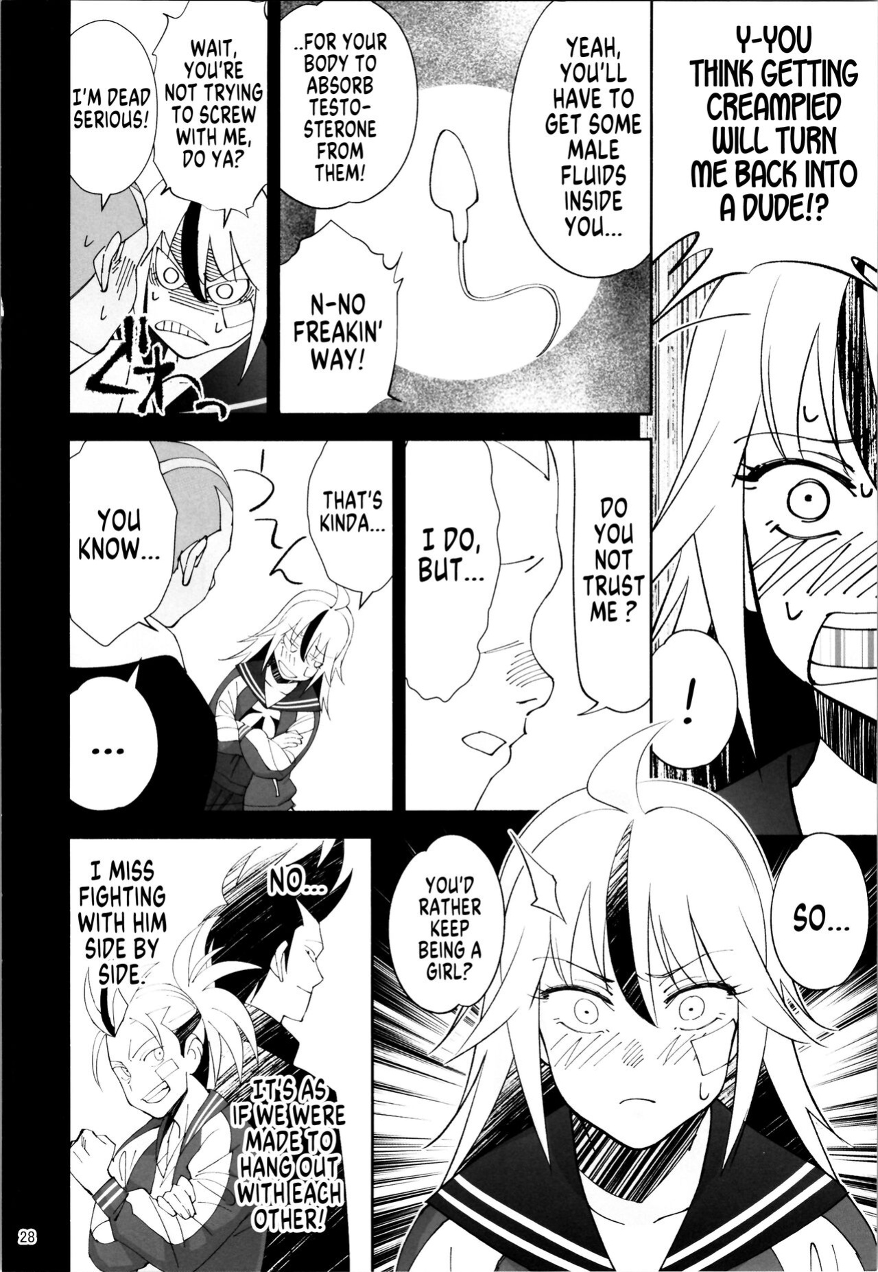 (C99) [Dokudami (Okita Ababa)] TS? NTR? Joutou da Kora! | TS? NTR? Imma Kick Your Ass! [SachiKing]