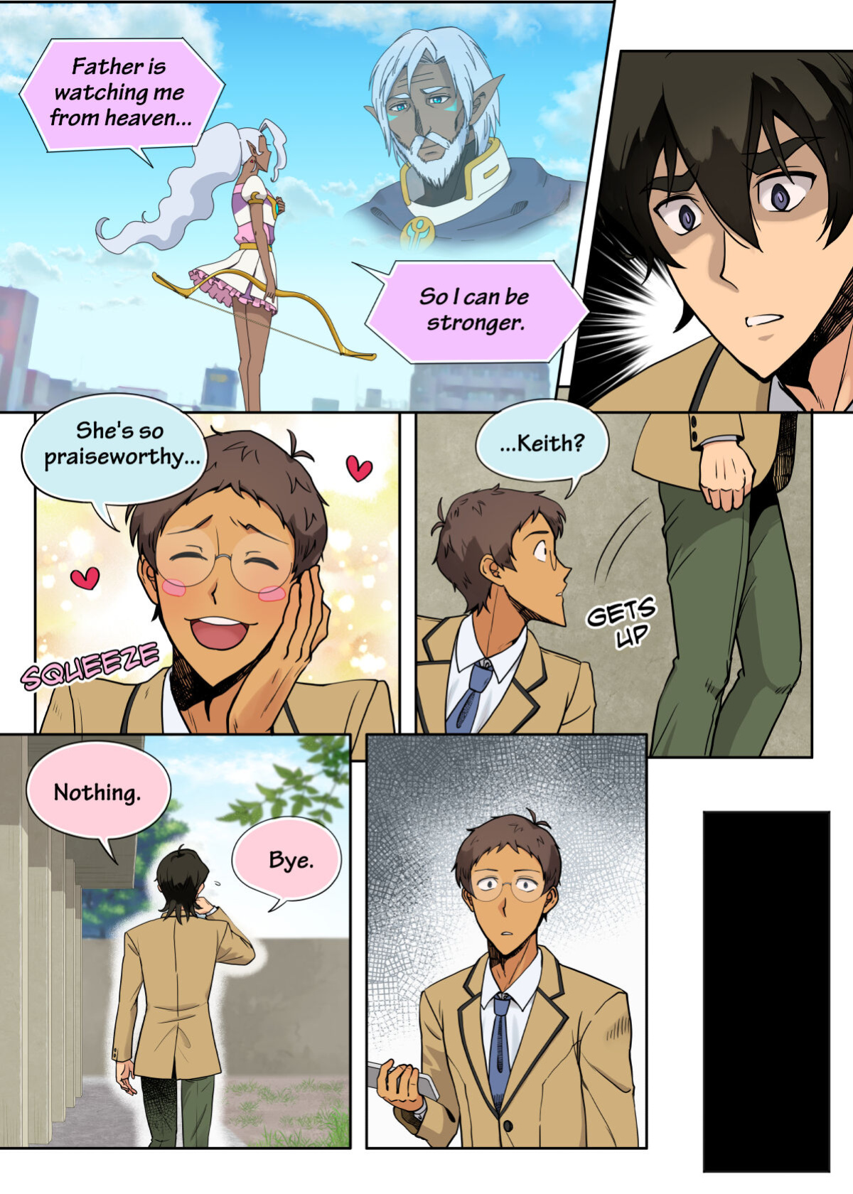 [halleseed] Boyfriend in a skirt (Voltron: Legendary Defender) [英語]