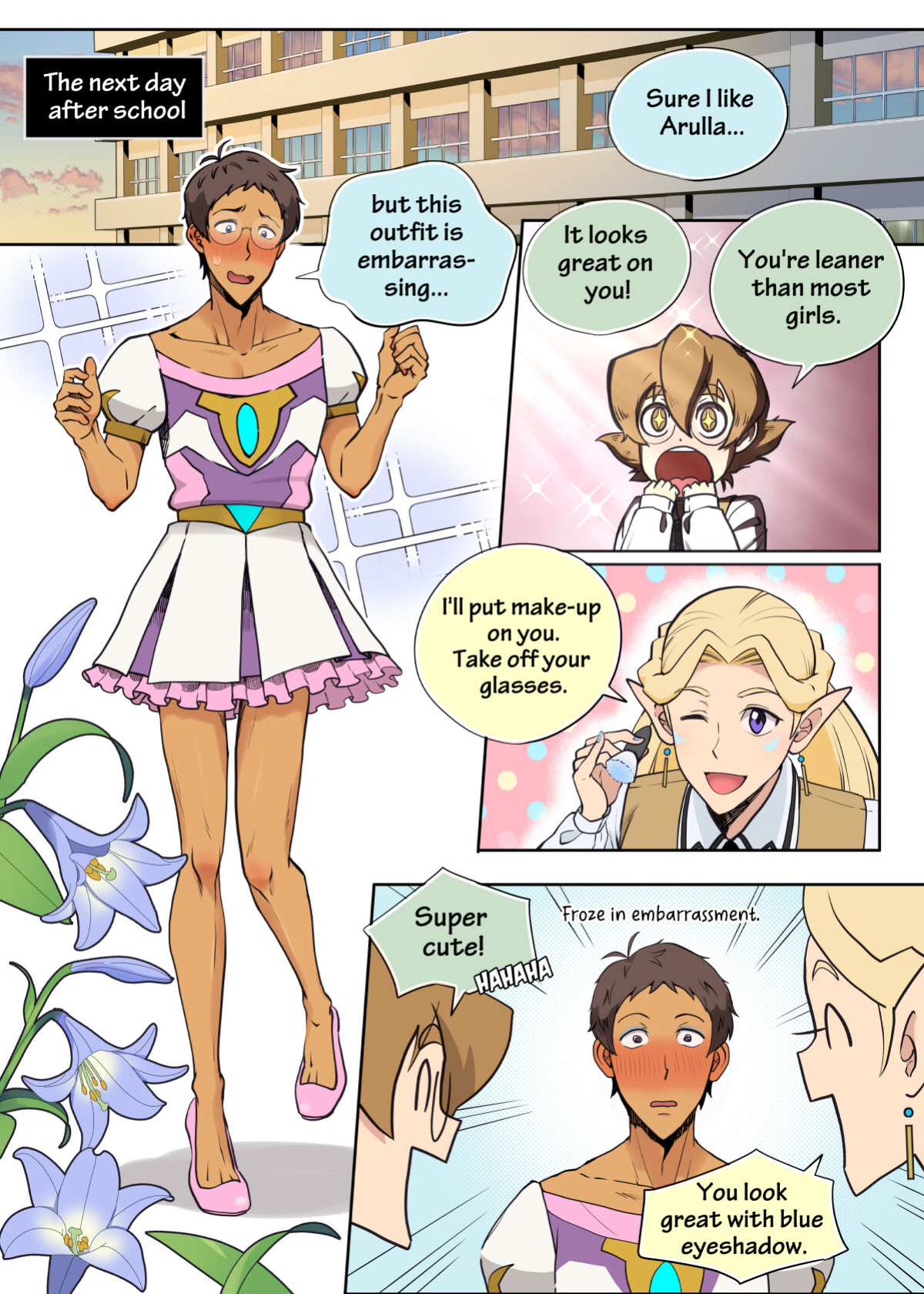 [halleseed] Boyfriend in a skirt (Voltron: Legendary Defender) [英語]