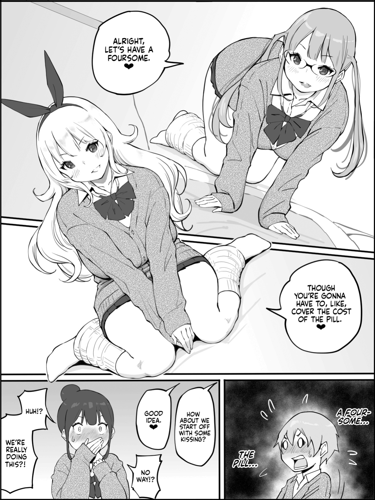 [Ailail (Ail)] Boku ni Harem SeFri ga Dekita Riyuu | How I Got Myself a Harem of Fuckbuddies [head empty]