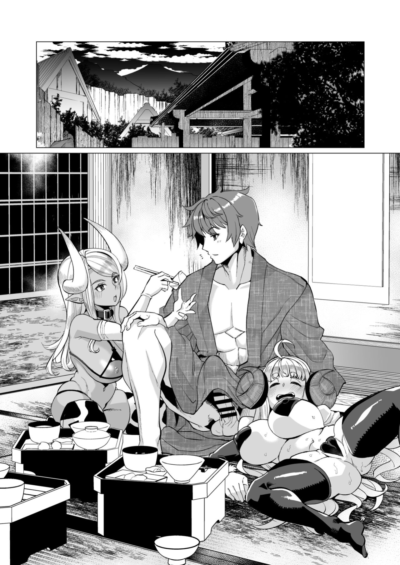 [Kuzunoha (Yumano Yuuki)] Kumbhi-Anira no Pakohame Kodakara Onsen Jou | Kubi-Anila's Sex at the "Blessing-With-Children" Onsen Part Two (Granblue Fantasy) [biribiri]