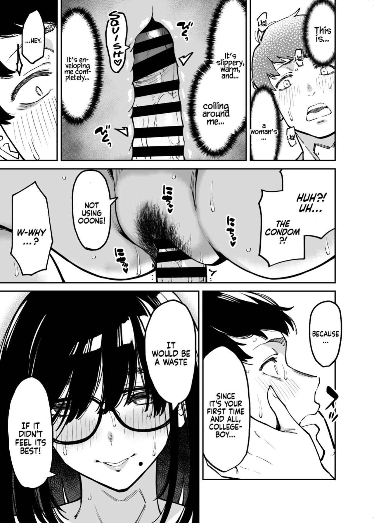 [Uchuusen Shoujigou (Shouji Nigou)] Otonari no Darashina Onee-san ni Nagusamerareru Hanashi | Comforted by the Sloppy Girl Next Door [Coffedrug]