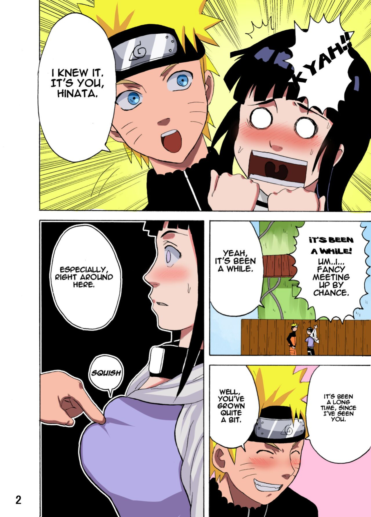 [Naruho-dou (Naruhodo)] Hinata Ganbaru! | Hinata Fight! (Naruto) [Colorized]