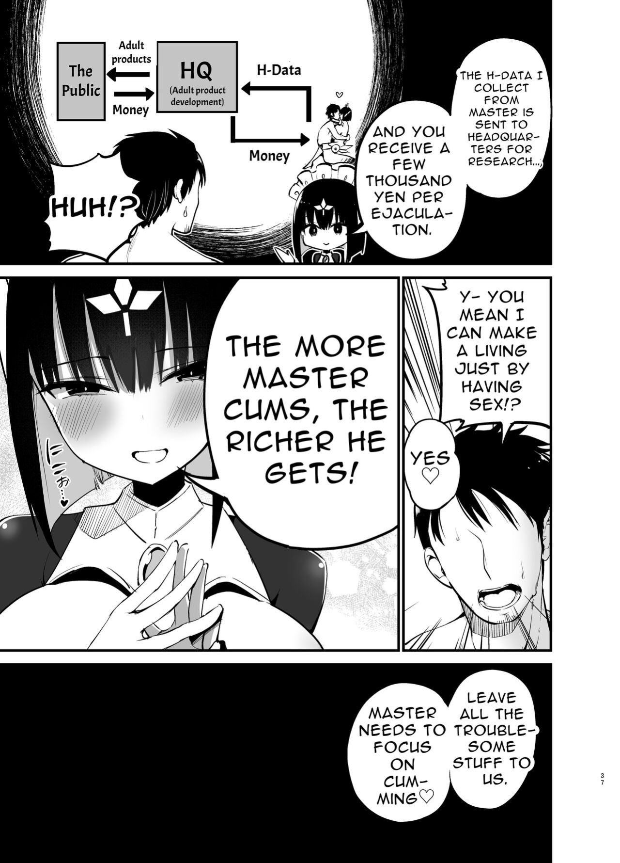 [Aohimo Familia (Chilt)] AI ni Shigoto o Torareta Mangaka, Seieki mo Torareru. | Manga Artist Lost Not Only His Job To AI, But Also His Semen