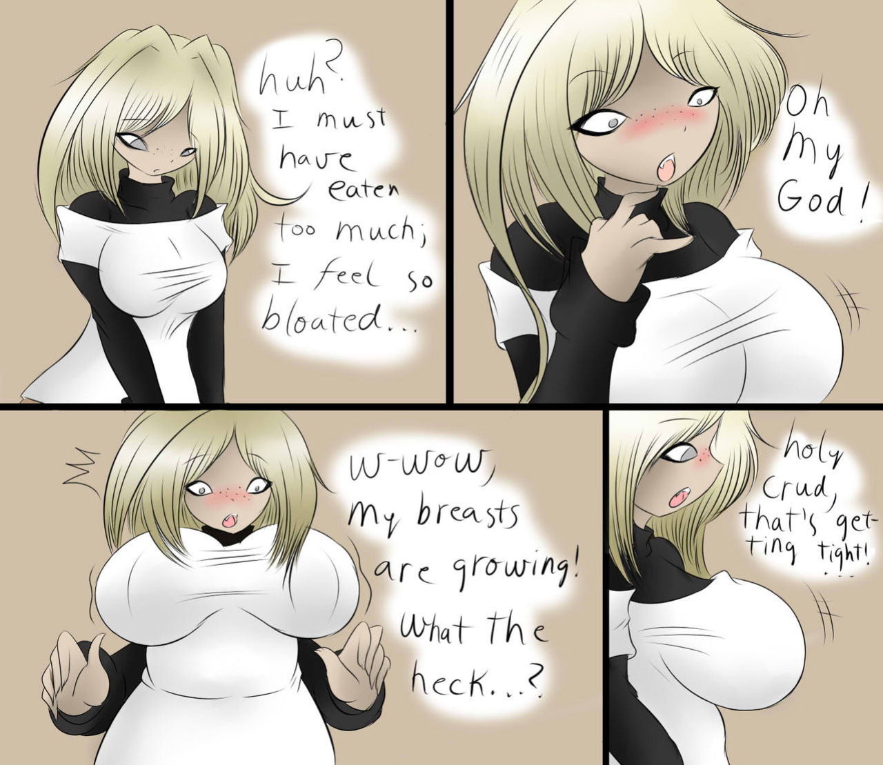 [DullVivid] Ice Cream Breast Expansion +New Pages/Redraws