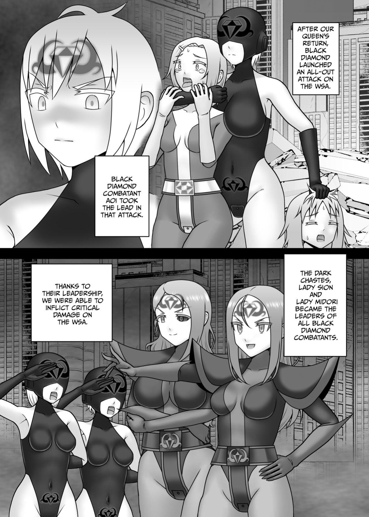 [STUDIO HP+ (IceLee)] Teisou Sentai Virginal Colors Saishuuwa | Chastity Sentai Chaste Colors Ch. 6