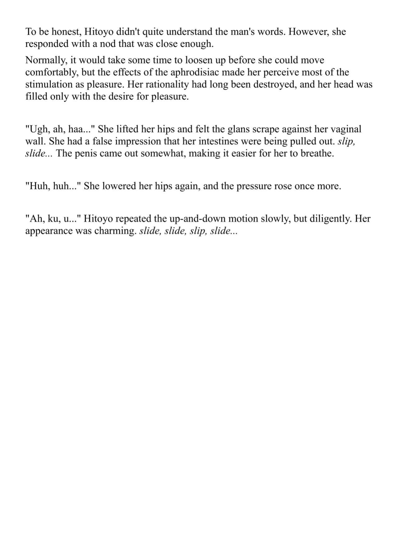 [Pony Farm (Bonnie)] Hitoyo-chan no Junan Short Story 3