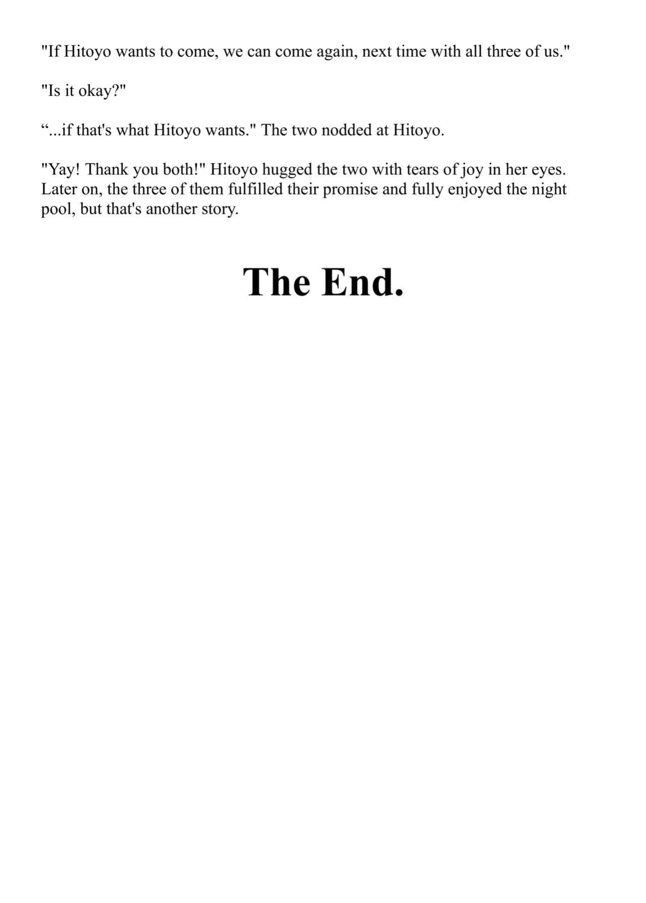 [Pony Farm (Bonnie)] Hitoyo-chan no Junan Short Story 3