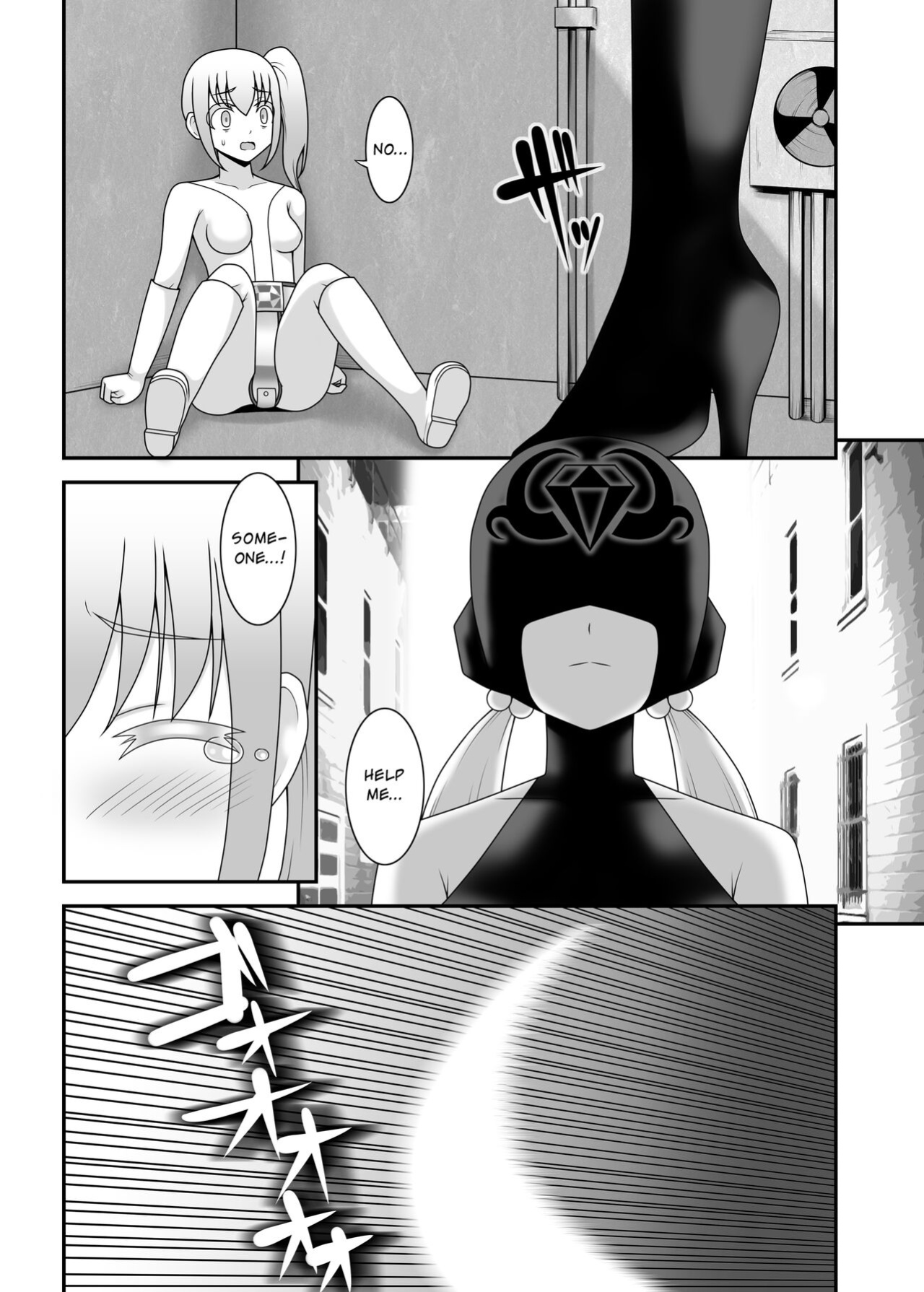 [STUDIO HP+ (IceLee)] Teisou Sentai Virginal Colors Ch.3 | Chastity Sentai Chaste Colors Ch. 3