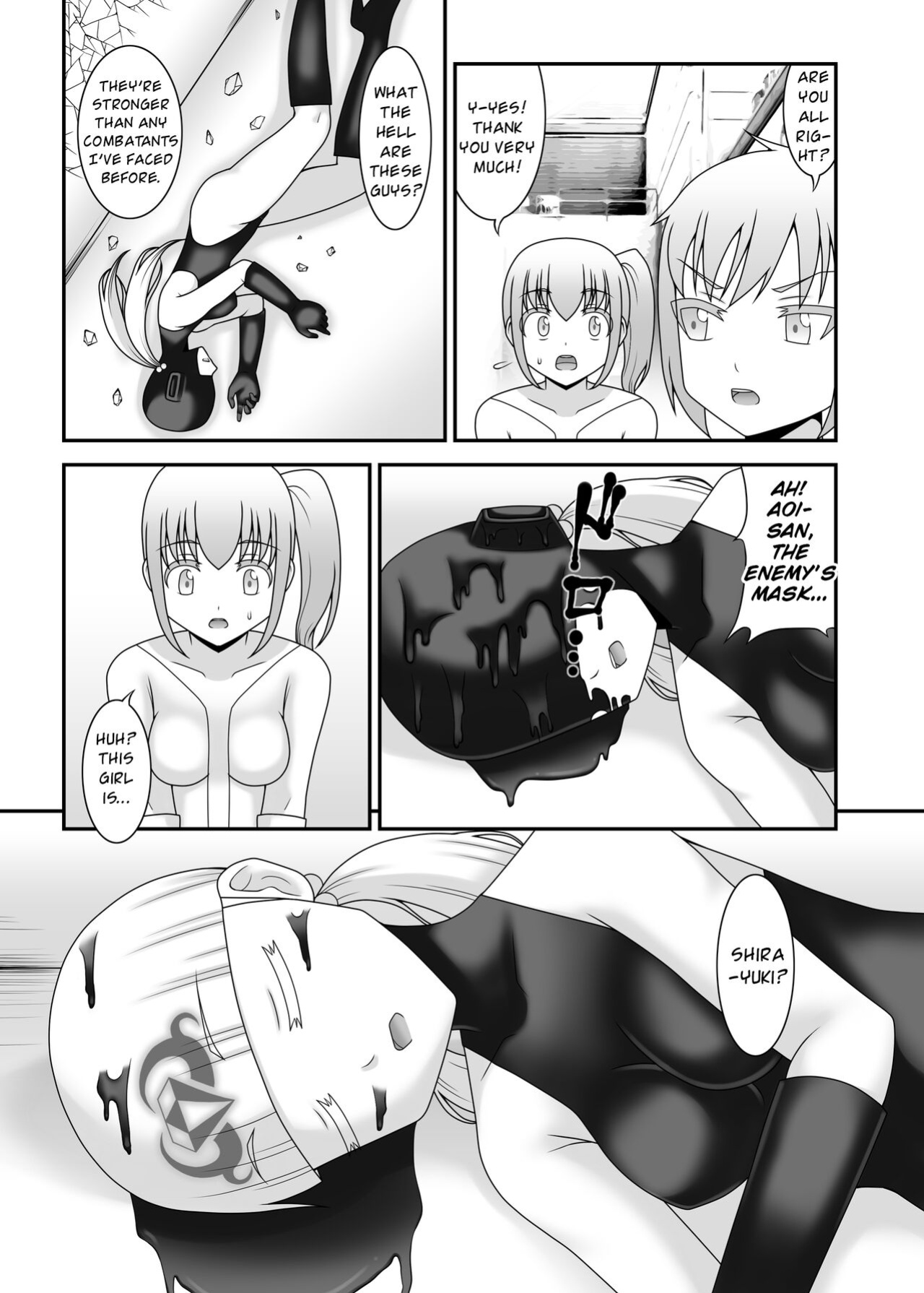 [STUDIO HP+ (IceLee)] Teisou Sentai Virginal Colors Ch.3 | Chastity Sentai Chaste Colors Ch. 3