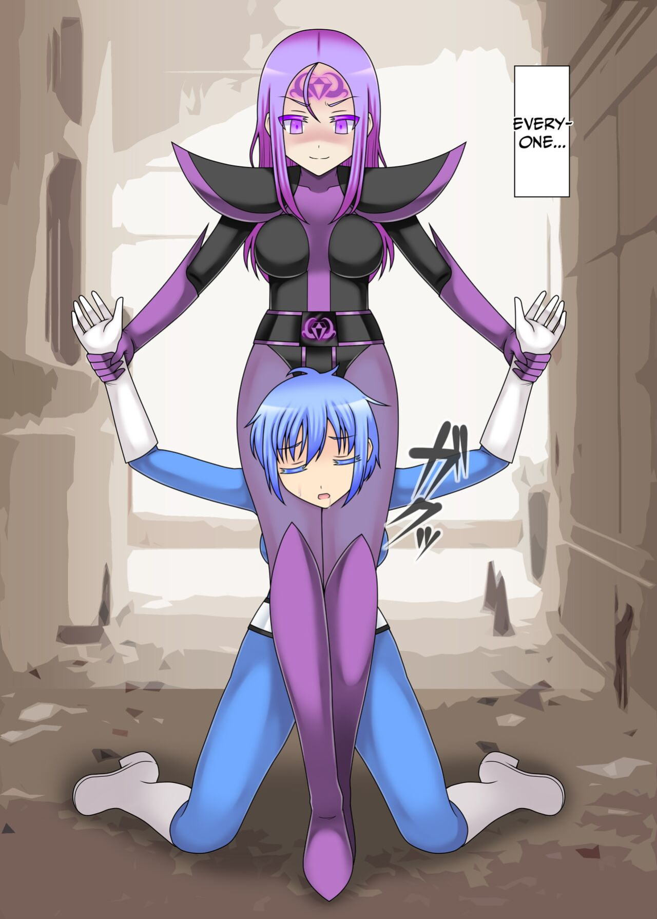 [STUDIO HP+ (IceLee)] Teisou Sentai Virginal Colors Ch.3 | Chastity Sentai Chaste Colors Ch. 3