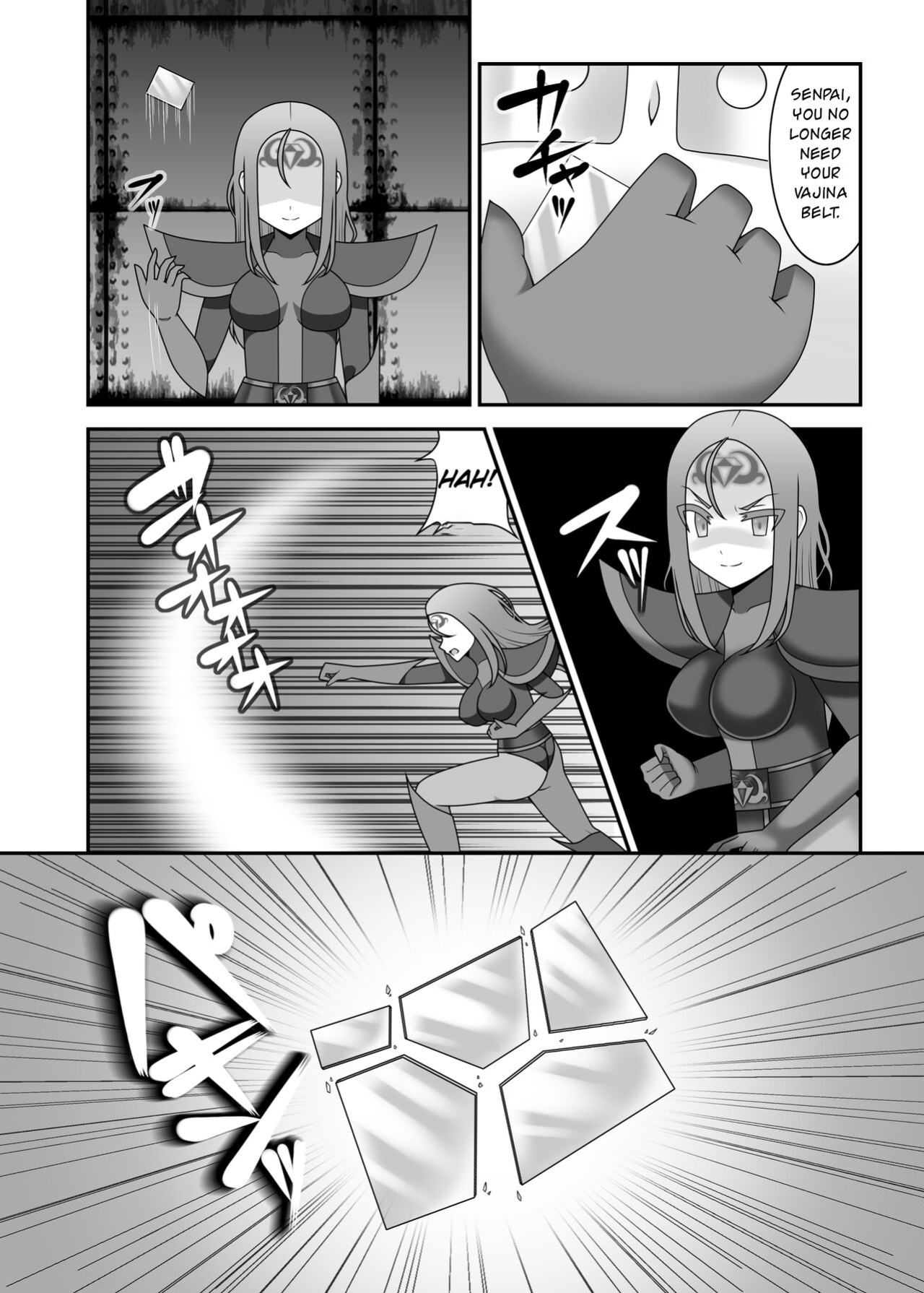 [STUDIO HP+ (IceLee)] Teisou Sentai Virginal Colors Ch.3 | Chastity Sentai Chaste Colors Ch. 3