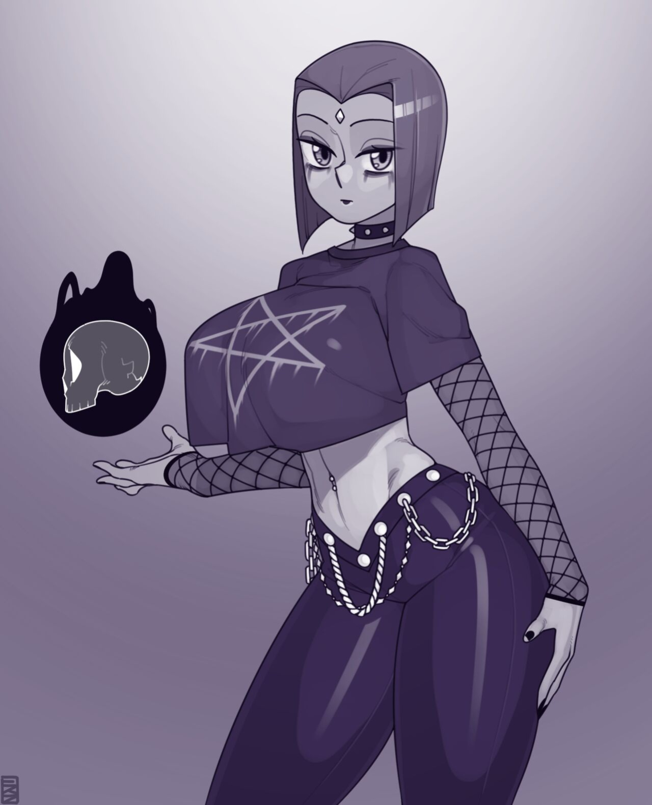 [EKZ] Raven's Thighs (Teen Titans)