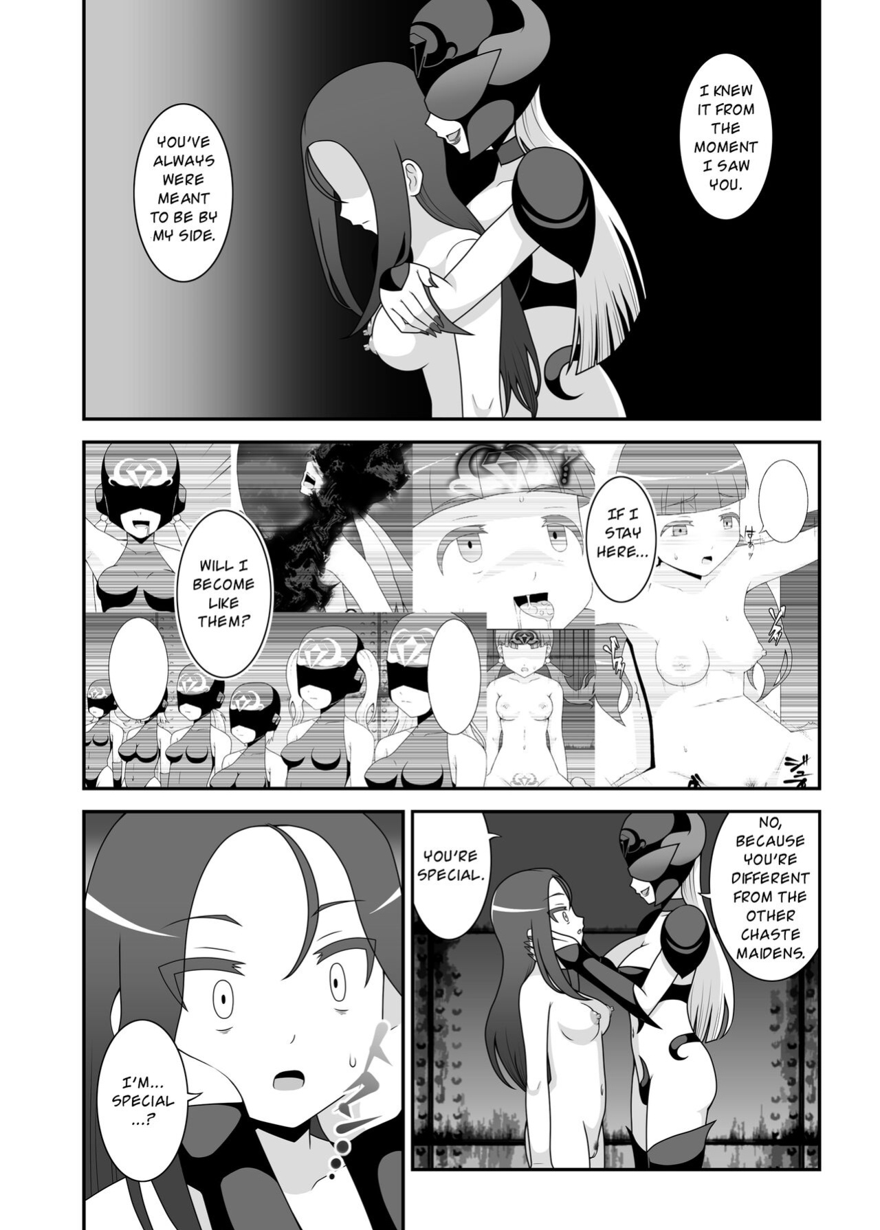 [STUDIO HP+ (IceLee)] Teisou Sentai Virginal Colors Ch.2 | Chastity Sentai Chaste Colors Ch.2