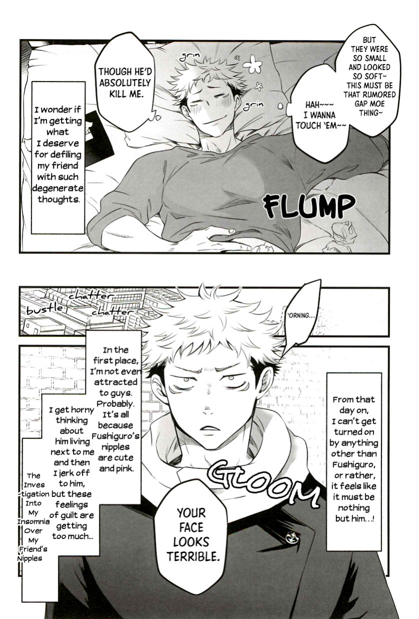 [Jurei no Mori (Ayame)] Tonari no Anoko ga Kawaikute! | The Boy Next Door Is So Cute (Jujutsu Kaisen) [Nonsense Group HQ]