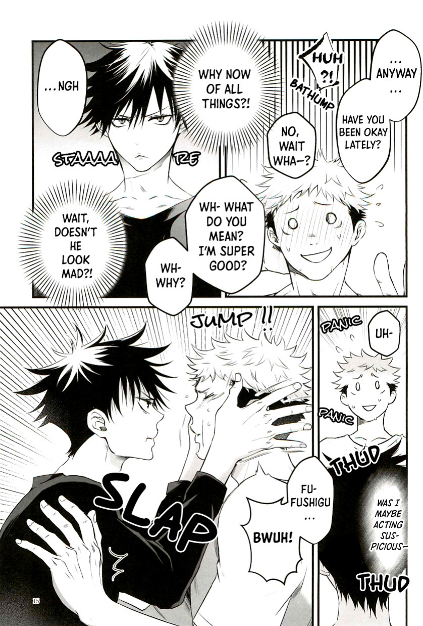 [Jurei no Mori (Ayame)] Tonari no Anoko ga Kawaikute! | The Boy Next Door Is So Cute (Jujutsu Kaisen) [Nonsense Group HQ]