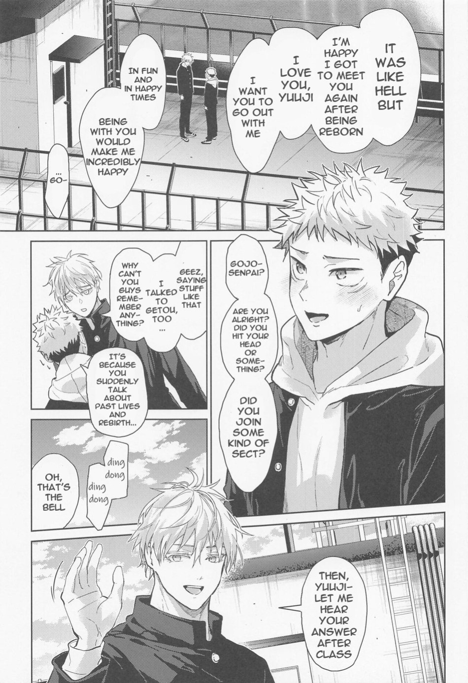 (Chou Yougen 2022) [Diethelm (Mizuyuki)] Denpa Senpai (Jujutsu Kaisen) [Honyakushumi]