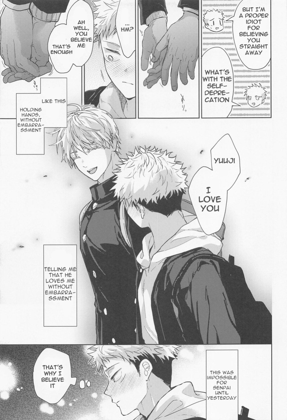 (Chou Yougen 2022) [Diethelm (Mizuyuki)] Denpa Senpai (Jujutsu Kaisen) [Honyakushumi]