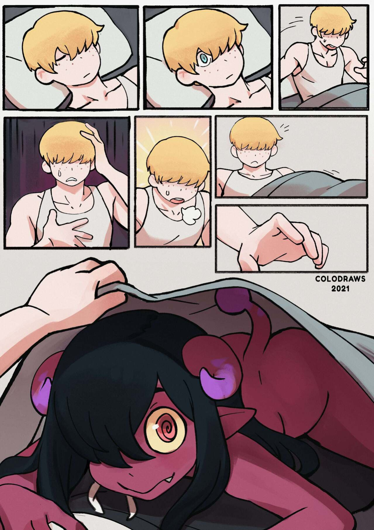 [ColoDraws/ColoAss] Sleep Paralysis Demon