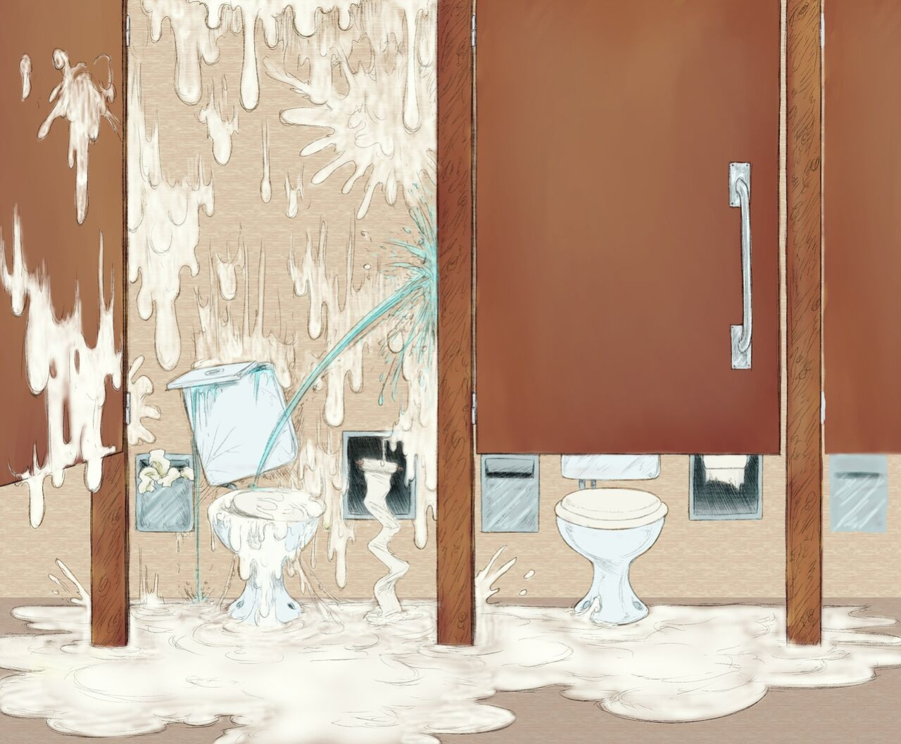 [Helmeet El Gato] Restroom Railings (Color)