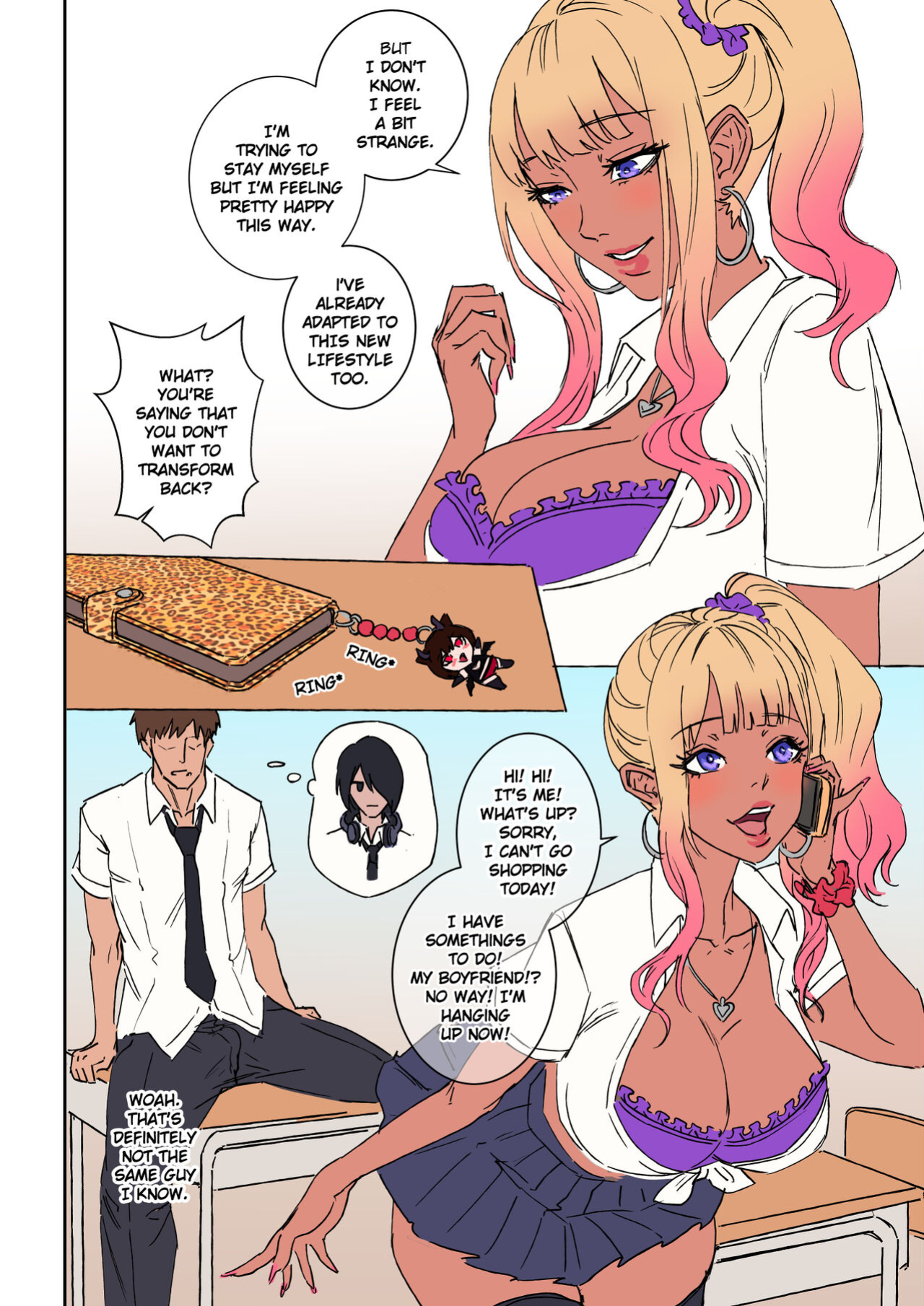 [Arisa Yoshi] My Shy Best Friend Turned Into a Gal Girl and Wants Me to Fuck Her