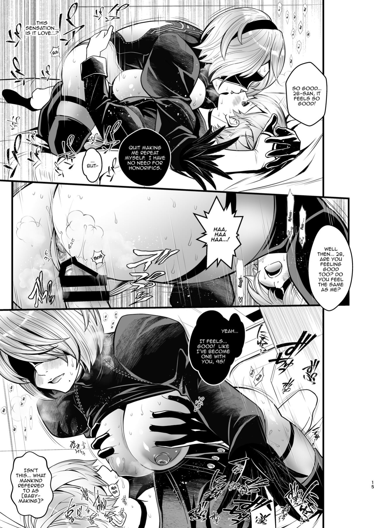 [Metabo Offensive Smell Uproar (Itachou)] Onna Senshinokyuusoku | Female Warrior Rest (Nier: Automata)