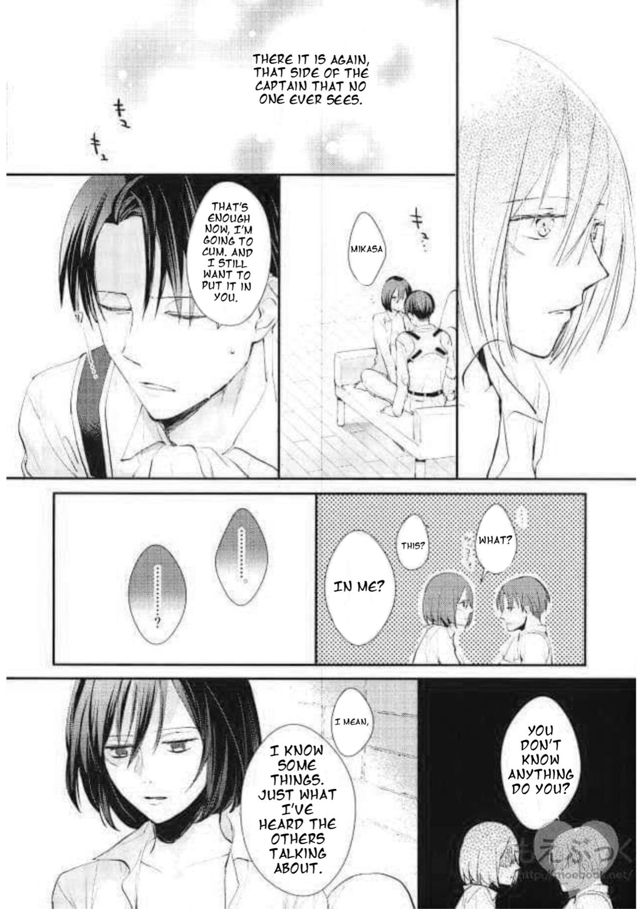 I Can't Wait by Sakuragawanaa (Attack on Titan Levi x Mikasa Doujin) English Translation