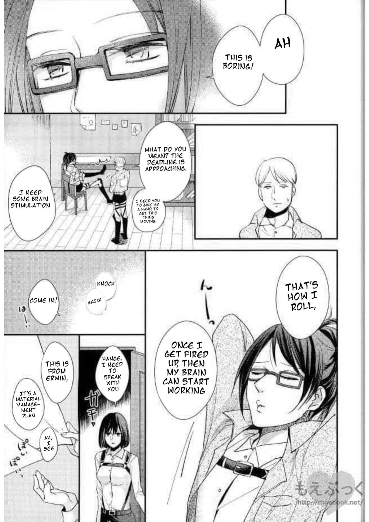 I Can't Wait by Sakuragawanaa (Attack on Titan Levi x Mikasa Doujin) English Translation