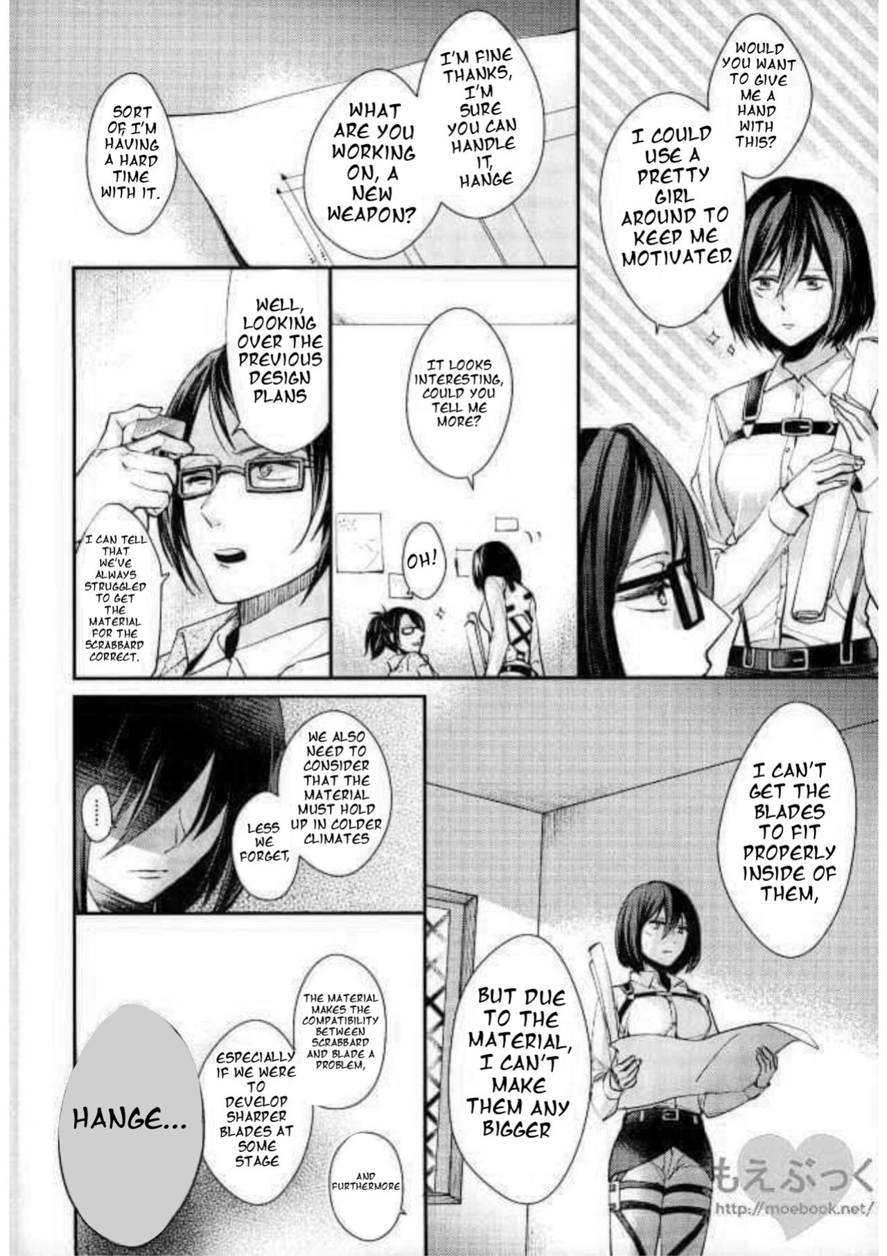 I Can't Wait by Sakuragawanaa (Attack on Titan Levi x Mikasa Doujin) English Translation